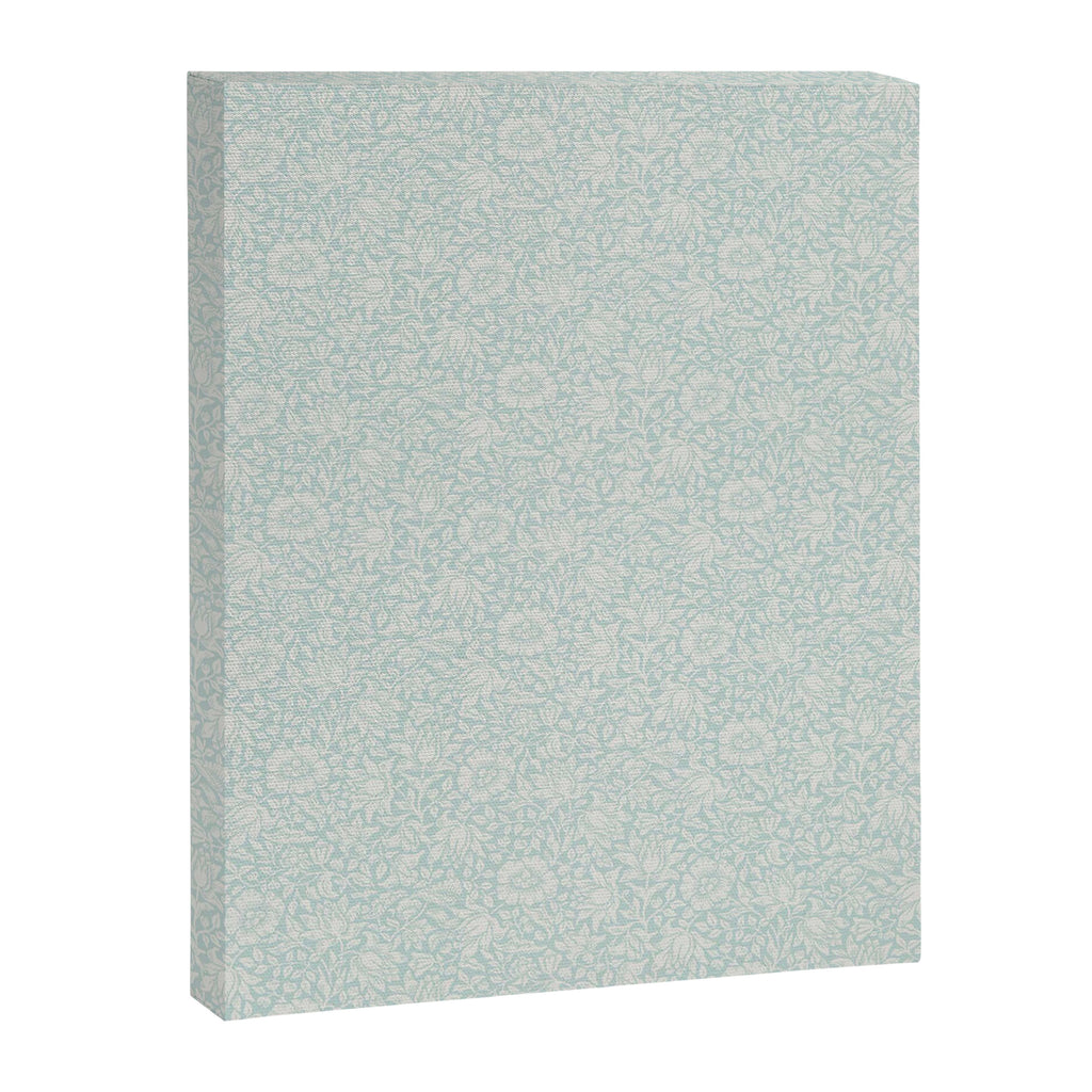 William Morris Mallow Chalk Duck Egg Blue Canvas Print Gallery Image 8