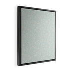 William Morris Mallow Chalk Duck Egg Blue Framed Canvas Print Gallery Image 2