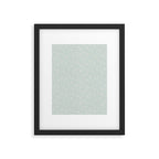 William Morris Mallow Chalk Duck Egg Blue Framed Art Print Gallery Image 6