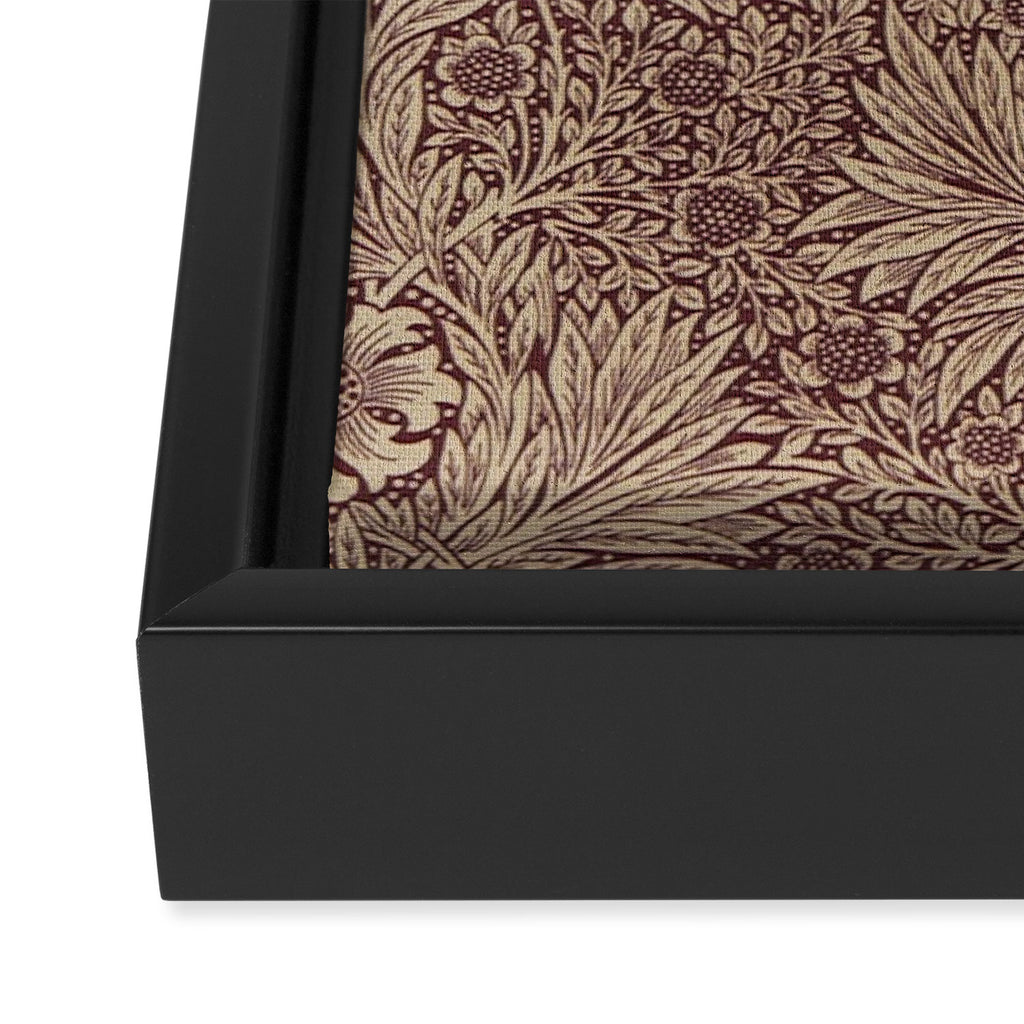William Morris Marigold Brick Manilla Framed Canvas Print Gallery Image 3