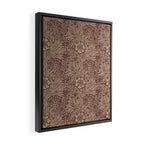 William Morris Marigold Brick Manilla Framed Canvas Print Gallery Image 2