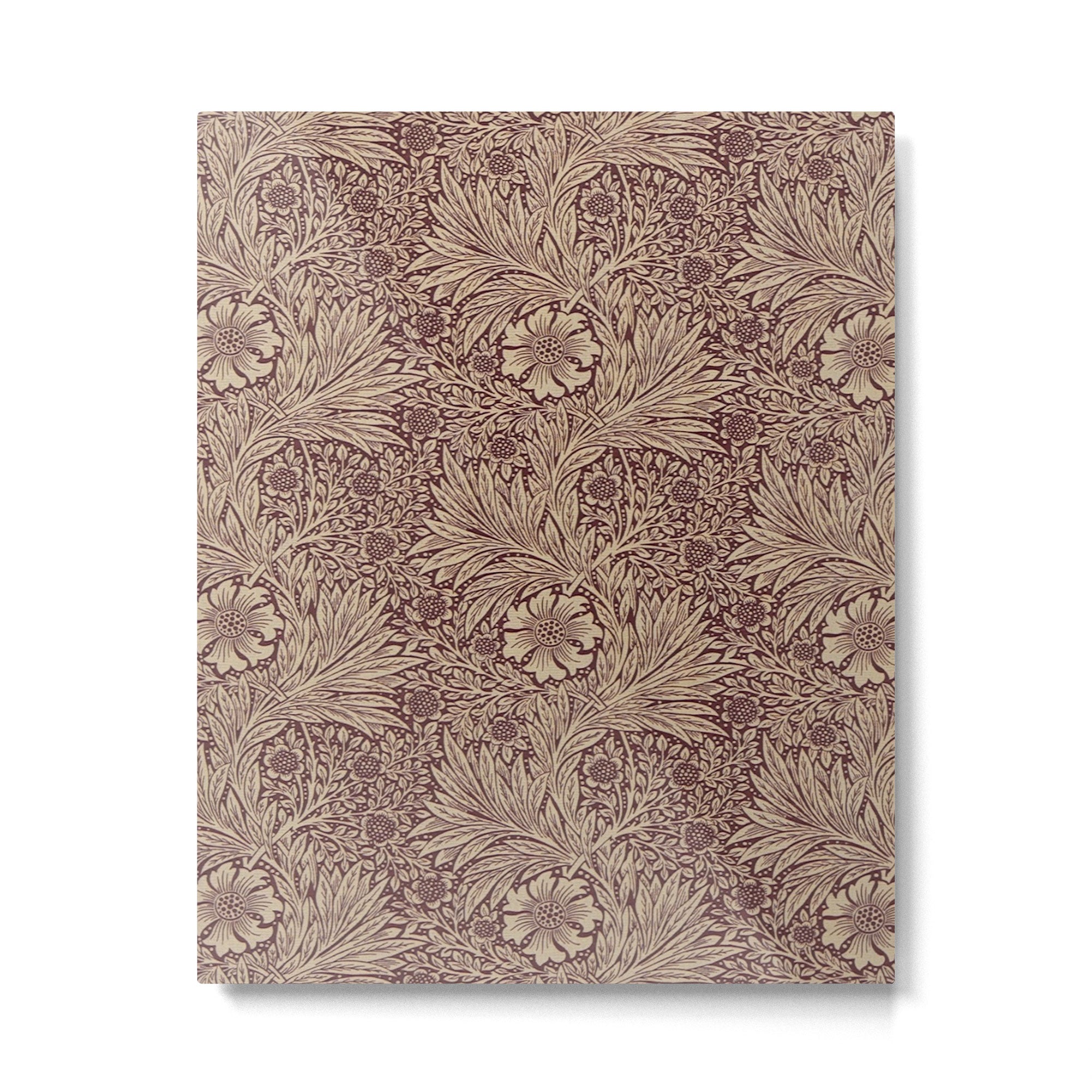 William Morris Marigold Brick Manilla Metal Print Gallery Image 6