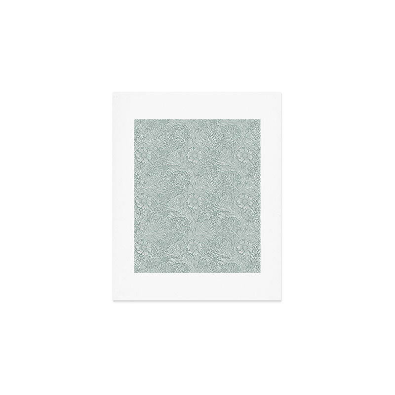 William Morris Marigold Dove Blue Art Print Gallery Image 1