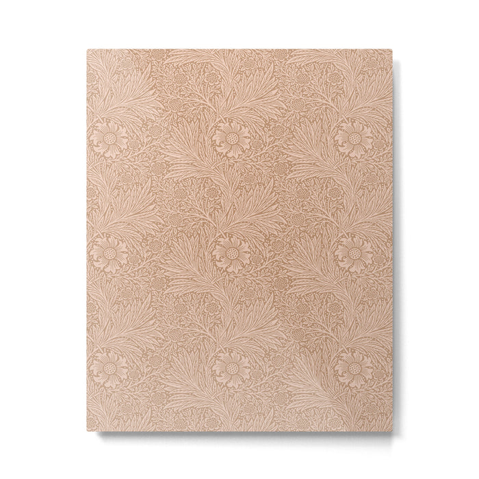 William Morris Marigold Dusky Rose Metal Print Gallery Image 1