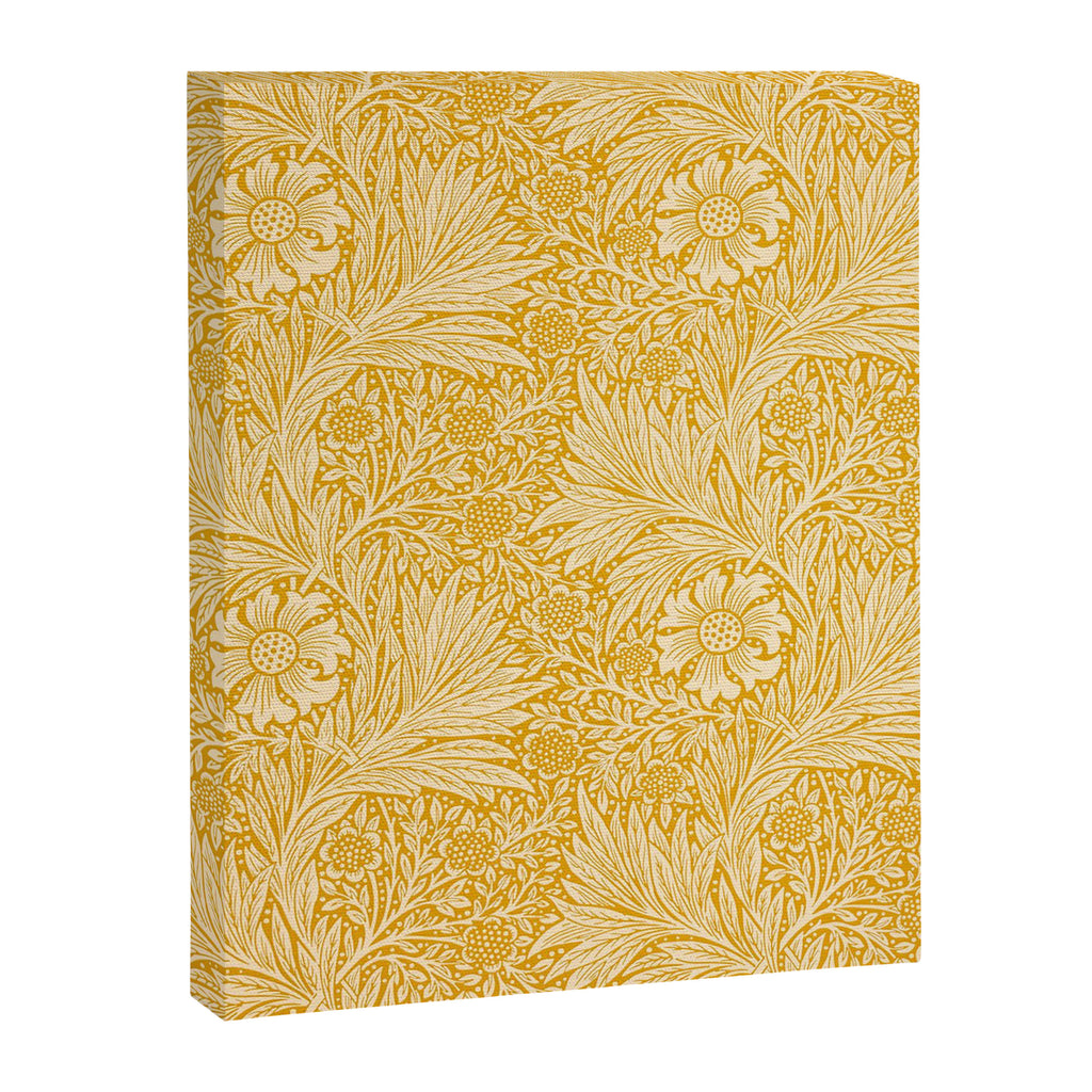 William Morris Marigold Golden Yellow Canvas Print Gallery Image 6