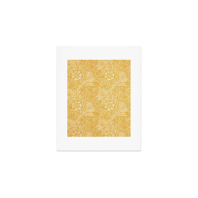 William Morris Marigold Golden Yellow Art Print Gallery Image 1