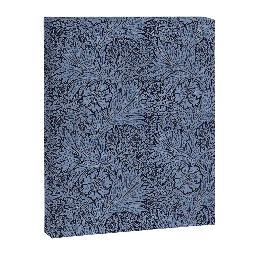 William Morris Marigold Navy Canvas Print Gallery Image 8