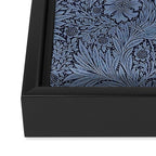 William Morris Marigold Navy Framed Canvas Print Gallery Image 3