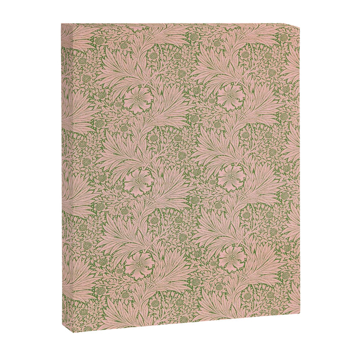 William Morris Marigold Olive Pink Canvas Print Gallery Image 1