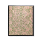 William Morris Marigold Olive Pink Framed Canvas Print Gallery Image 8