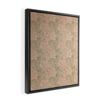 William Morris Marigold Olive Pink Framed Canvas Print Gallery Image 2