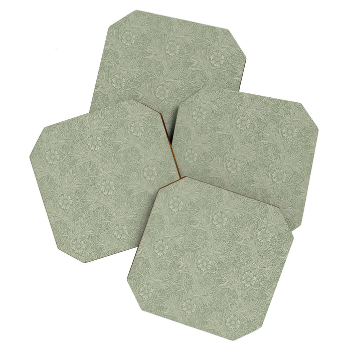 William Morris Marigold Sage Green Coaster Gallery Image 1