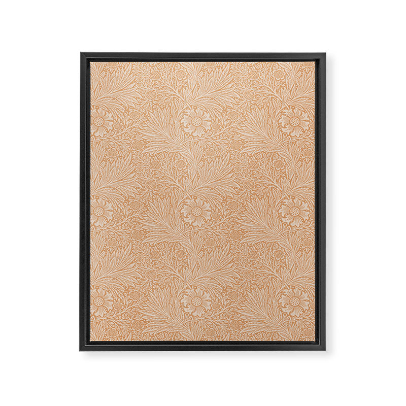 William Morris Marigold Soft Apricot Framed Canvas Print Gallery Image 8