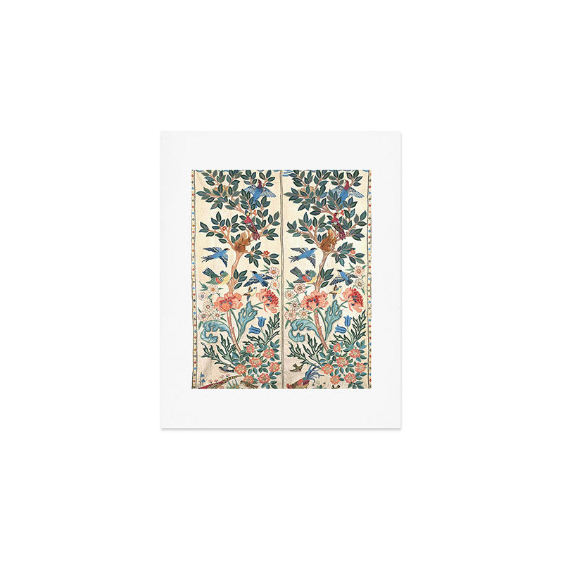 William Morris & May Morris Antique Chinoiserie Floral Art Print Gallery Image 1
