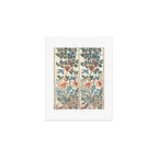 William Morris & May Morris Antique Chinoiserie Floral Art Print Gallery Image 1