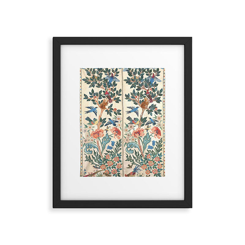 William Morris & May Morris Antique Chinoiserie Floral Framed Art Print Gallery Image 5