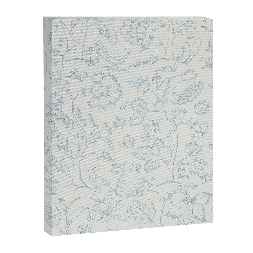 William Morris Middlemore Blue Cornflower Chalk Pattern Canvas Print Gallery Image 8