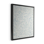 William Morris Middlemore Blue Cornflower Chalk Pattern Framed Canvas Print Gallery Image 2
