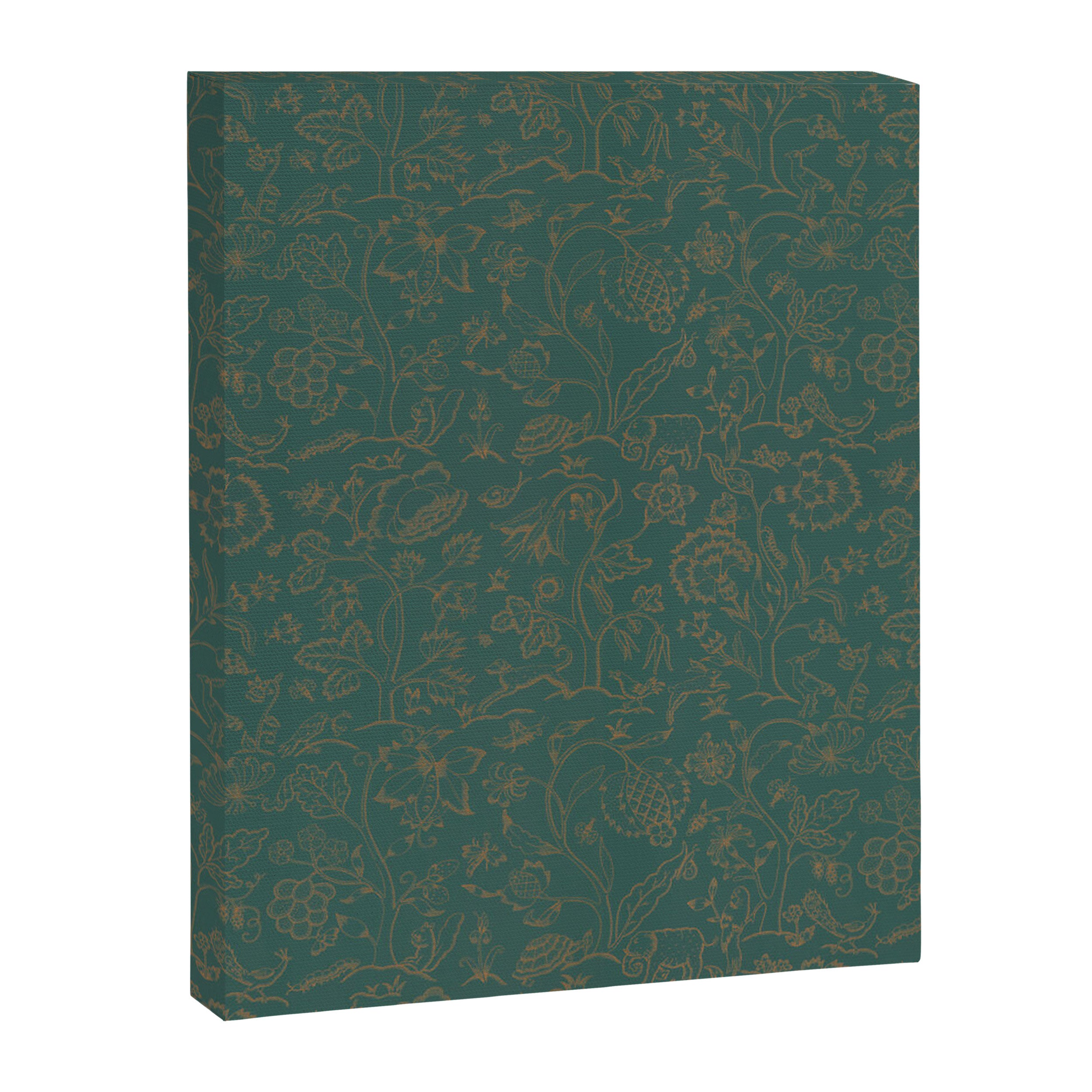 William Morris Middlemore Green Moss Gold Pattern Canvas Print Gallery Image 8