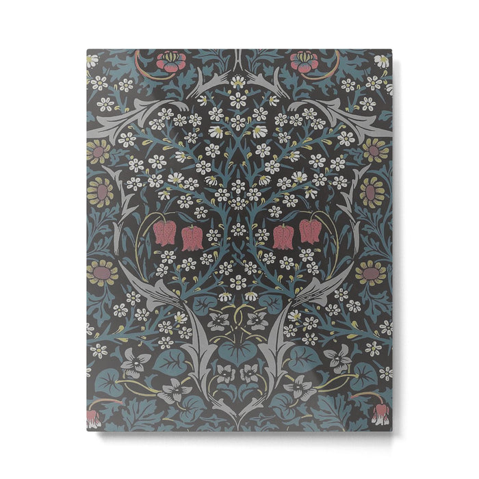William Morris Midnight Blackthorn  Metal Print Gallery Image 1