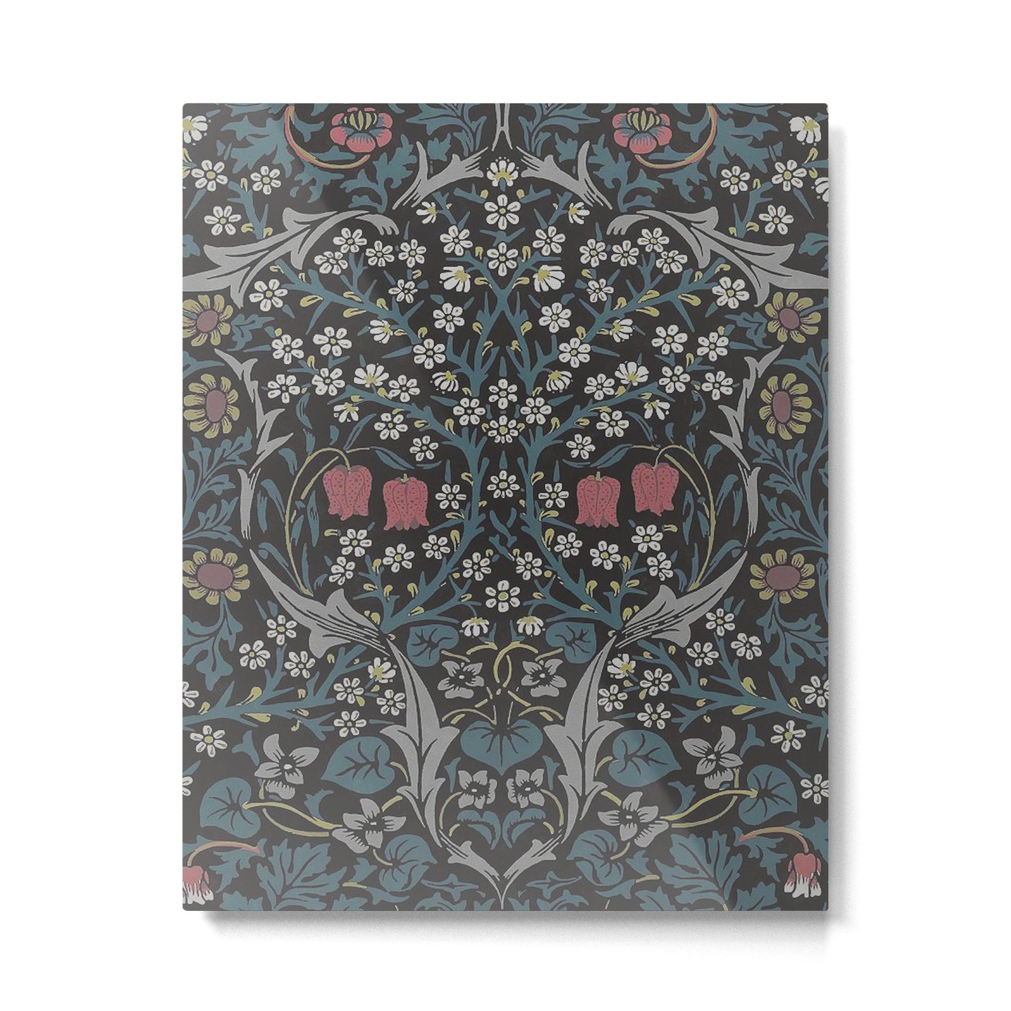 William Morris Midnight Blackthorn  Metal Print Gallery Image 6