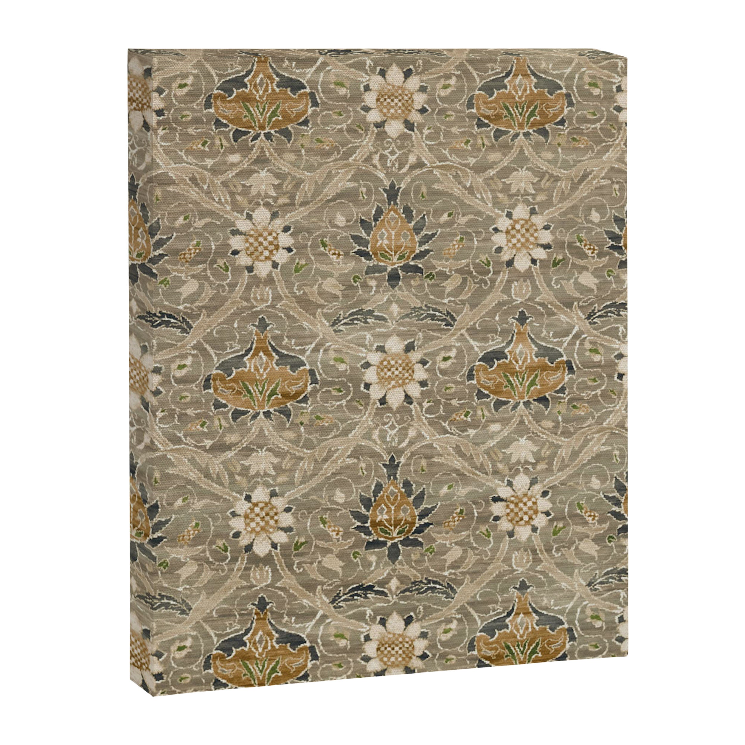 William Morris Montreal Grey Charcoal Canvas Print Gallery Image 8