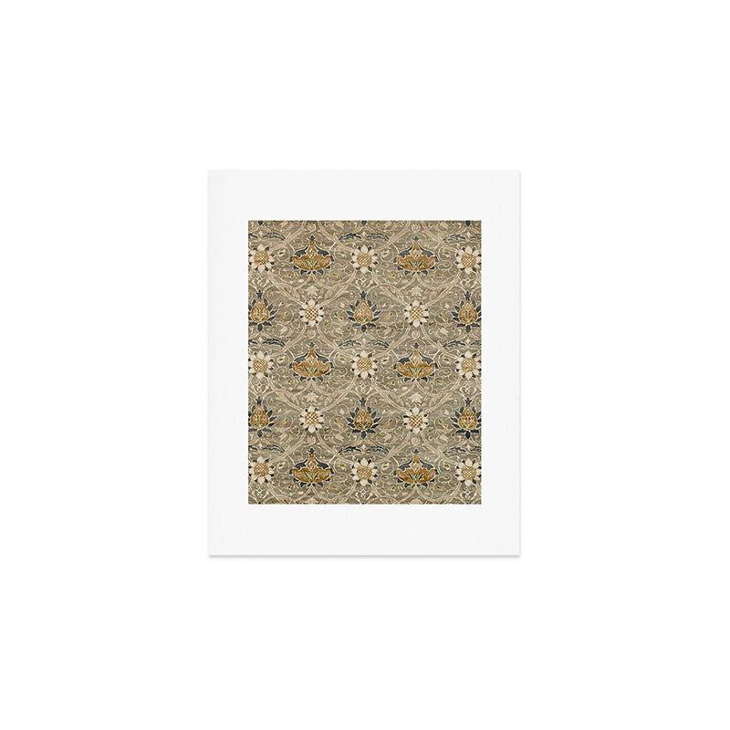 William Morris Montreal Grey Charcoal Art Print Gallery Image 1