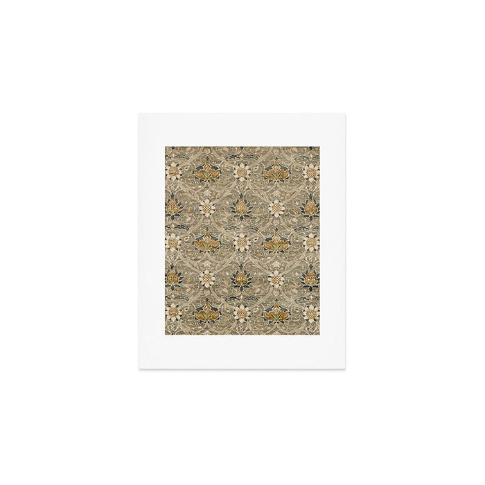 William Morris Montreal Grey Charcoal Art Print Gallery Image 1