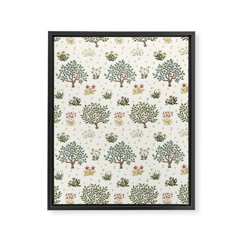 William Morris Orchard Bayleaf Rose Framed Canvas Print Gallery Image 8