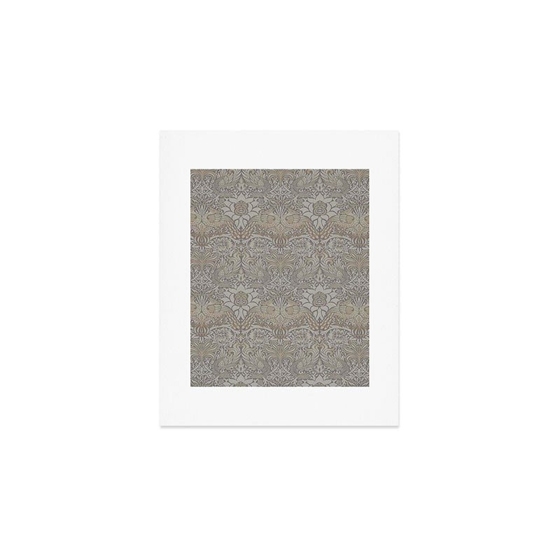 William Morris Peacock and Dragon Pebble Stone Art Print Gallery Image 1