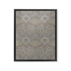 William Morris Peacock and Dragon Pebble Stone Framed Canvas Print Gallery Image 8
