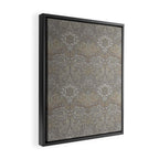 William Morris Peacock and Dragon Pebble Stone Framed Canvas Print Gallery Image 2