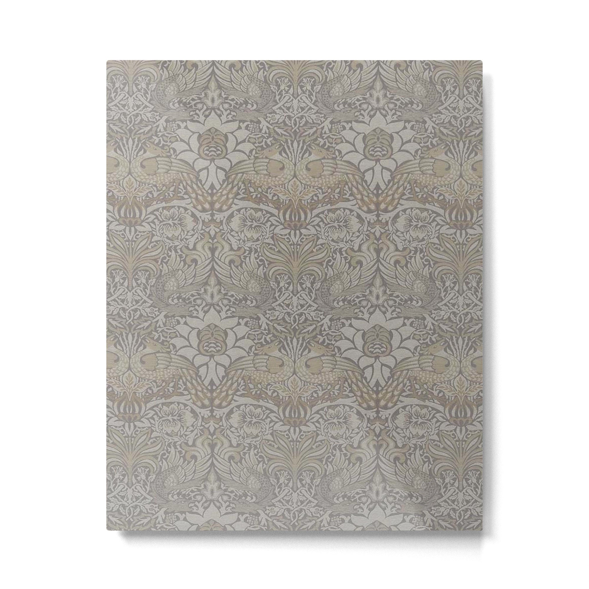 William Morris Peacock and Dragon Pebble Stone Metal Print Gallery Image 6
