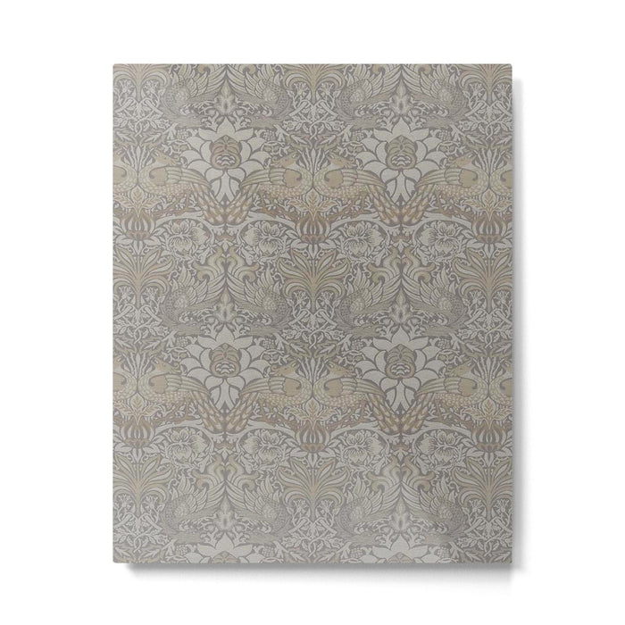 William Morris Peacock and Dragon Pebble Stone Metal Print Gallery Image 1