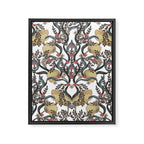 William Morris Pimpernel Art Nouveau Floral Framed Canvas Print Gallery Image 6