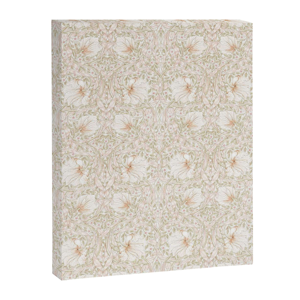 William Morris Pimpernel Cochineal Pink Pastel Floral Canvas Print Gallery Image 8