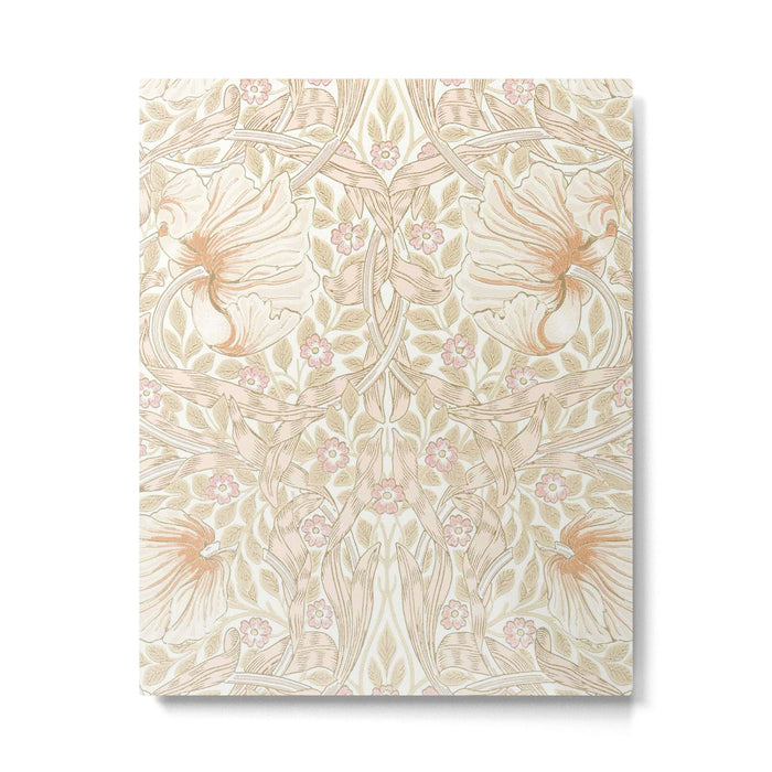 William Morris Pimpernel Pastel Peach Pink Metal Print Gallery Image 1