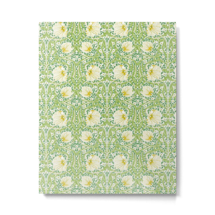 William Morris Pimpernel Weld Leaf Green Floral Metal Print Gallery Image 1