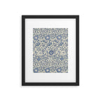 William Morris Pink and Rose China Blue Toile Framed Art Print Gallery Image 6