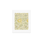 William Morris Pink and Rose Cowslip Fennel Yellow Pattern Art Print Gallery Image 1