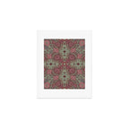 William Morris Plum Wine Floral Art Print Gallery Image 1