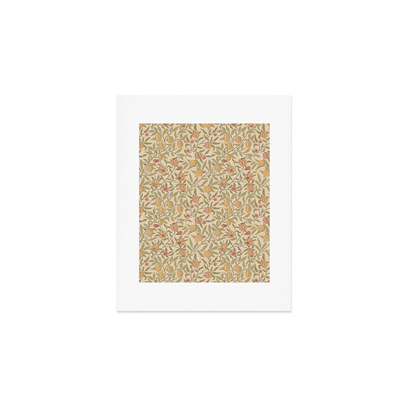William Morris Pomegranate Fruit Limestone Artichoke Art Print Gallery Image 1