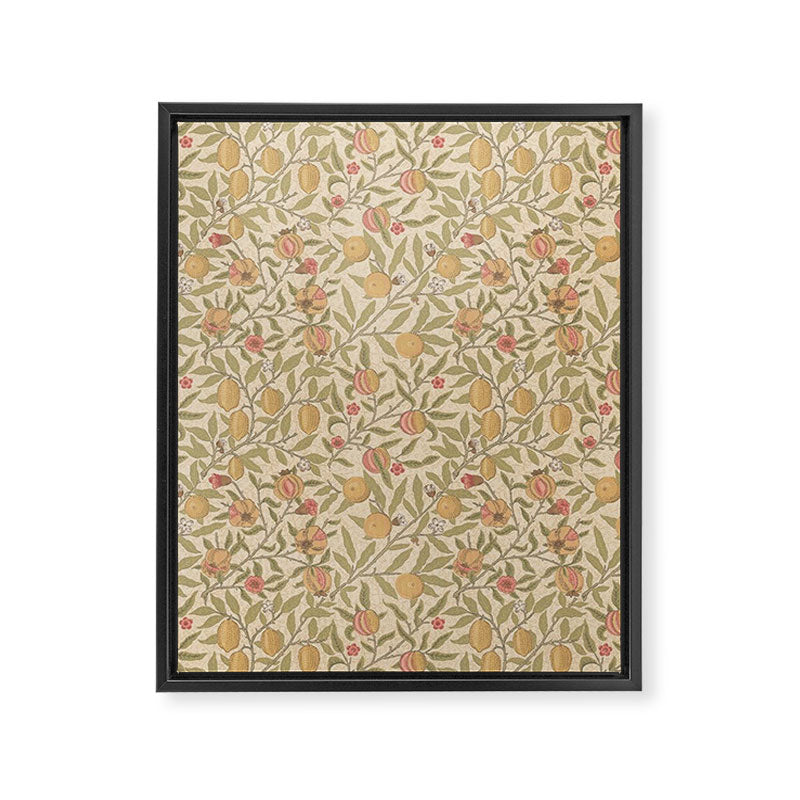 William Morris Pomegranate Fruit Limestone Artichoke Framed Canvas Print Gallery Image 8