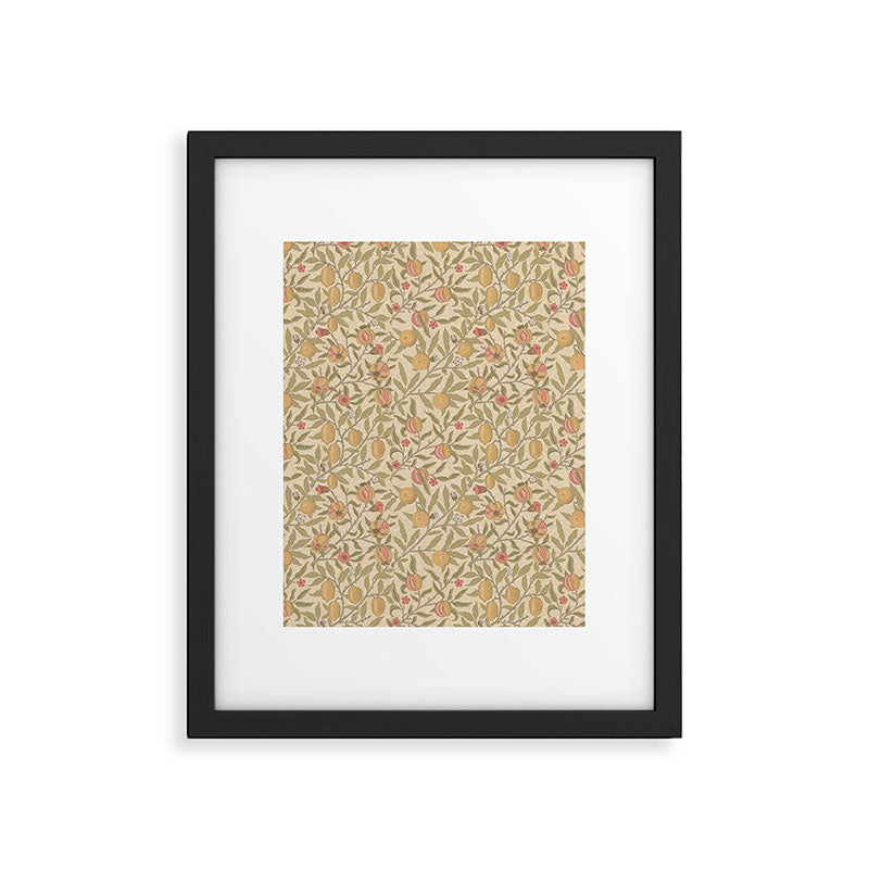 William Morris Pomegranate Fruit Limestone Artichoke Framed Art Print Gallery Image 6