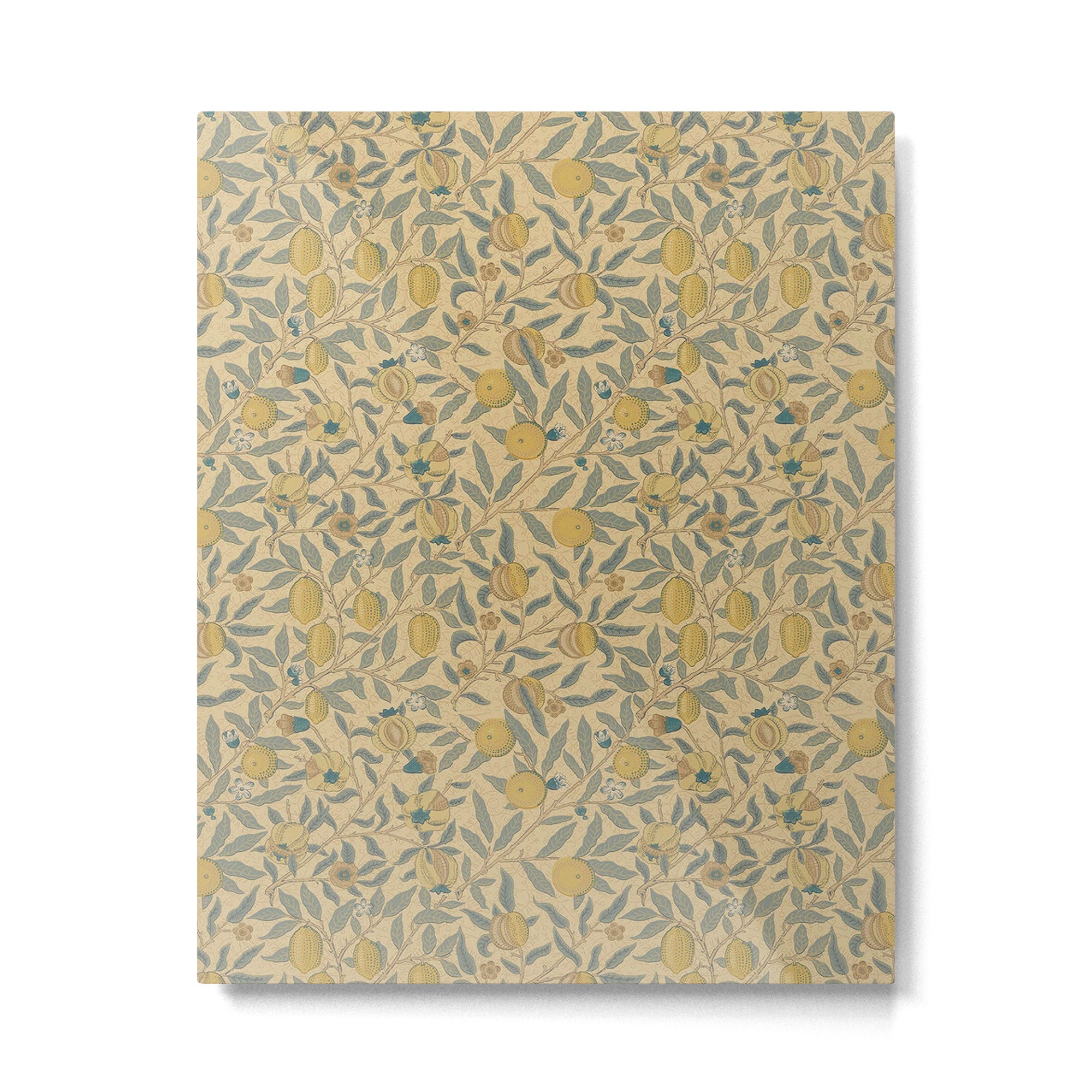 William Morris Pomegranate Fruit Blue Gold Metal Print Gallery Image 6