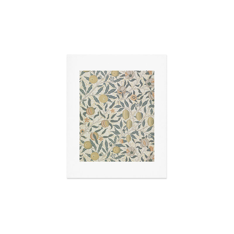 William Morris Pomegranate Fruit Pattern Art Print Gallery Image 1