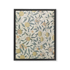 William Morris Pomegranate Fruit Pattern Framed Canvas Print Gallery Image 6