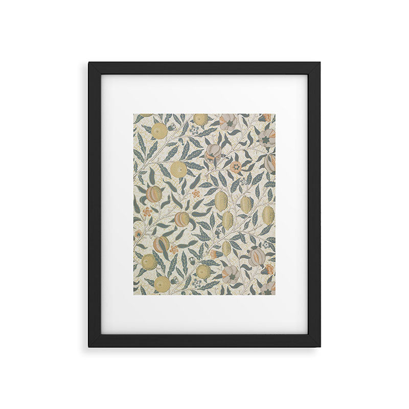 William Morris Pomegranate Fruit Pattern Framed Art Print Gallery Image 4