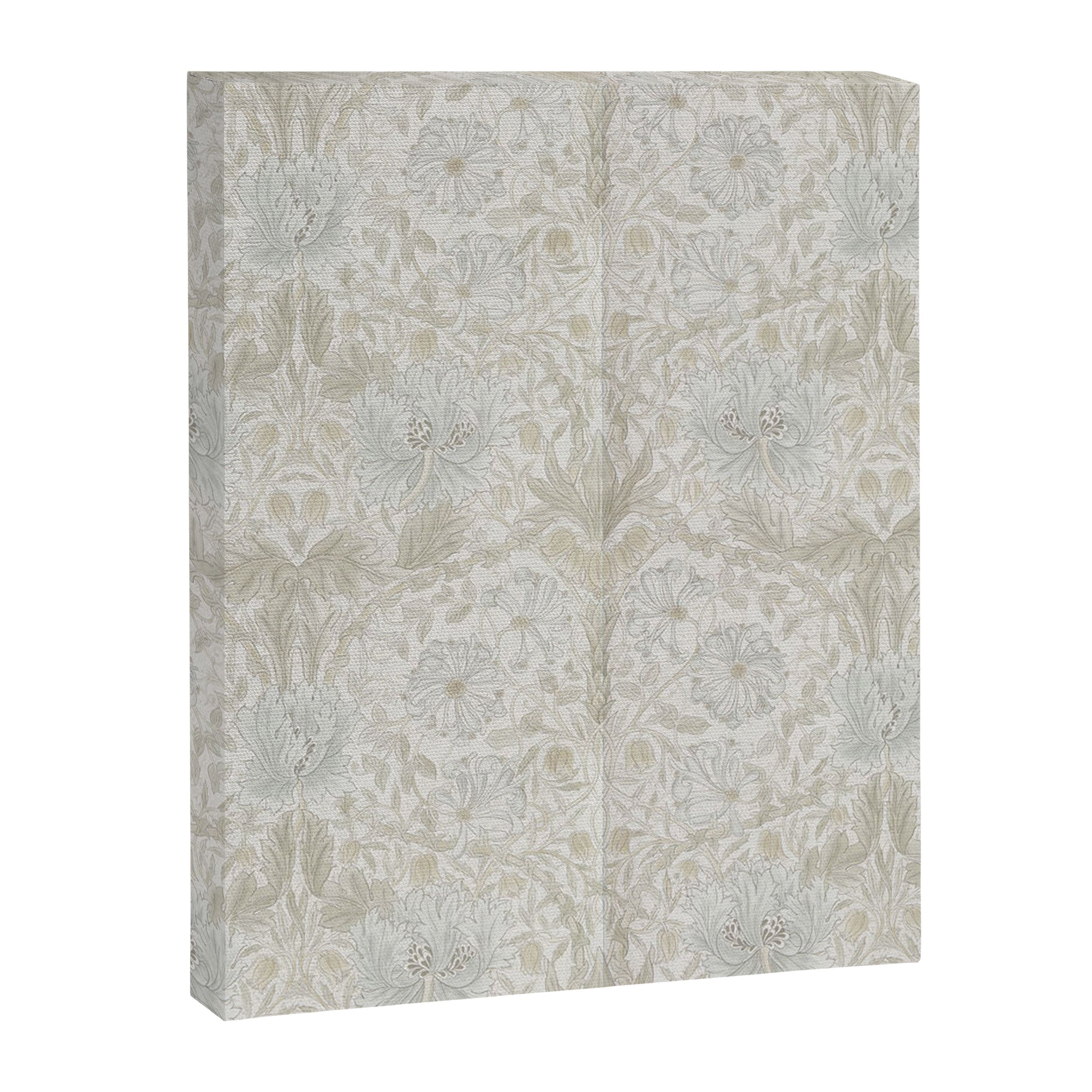 William Morris Pure Honeysuckle Linen Canvas Print Gallery Image 8