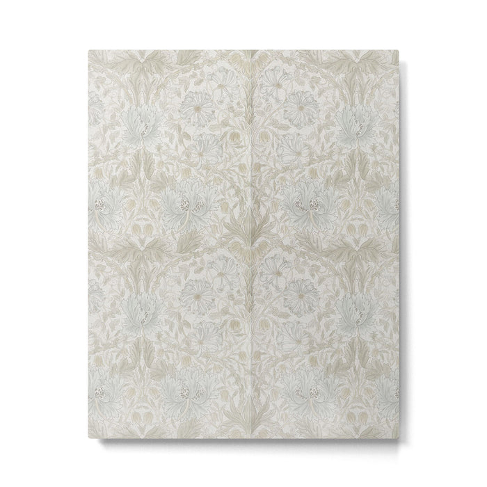 William Morris Pure Honeysuckle Linen Metal Print Gallery Image 1
